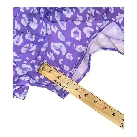 All In Motion Purple Leopard Print Shorts, XXL - Picture 8 of 8